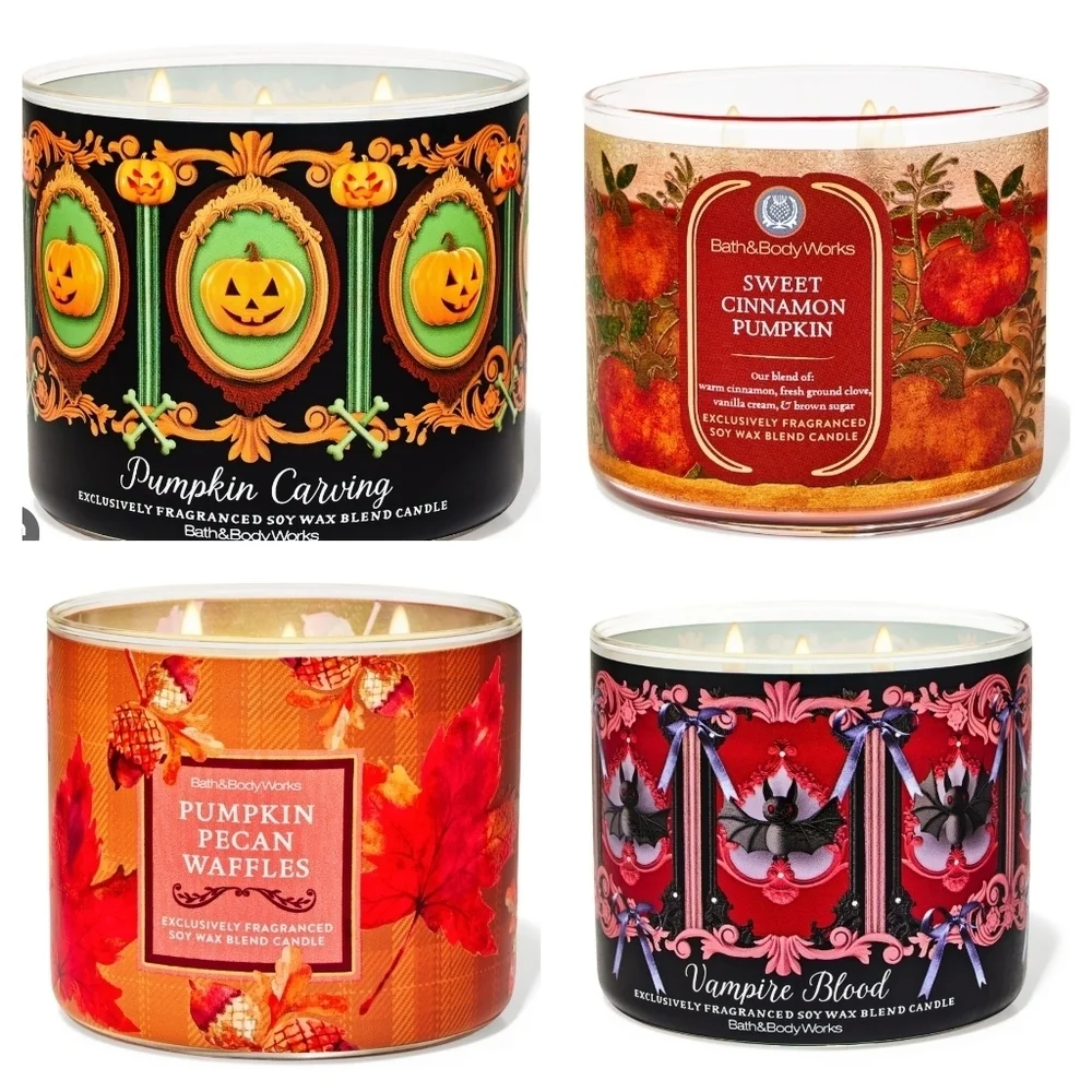 NEW Bath & Body Works, White Barn, 3-Wick, 14.5 oz Candle ~YOU CHOOSE THE SCENT! - Picture 3 of 5
